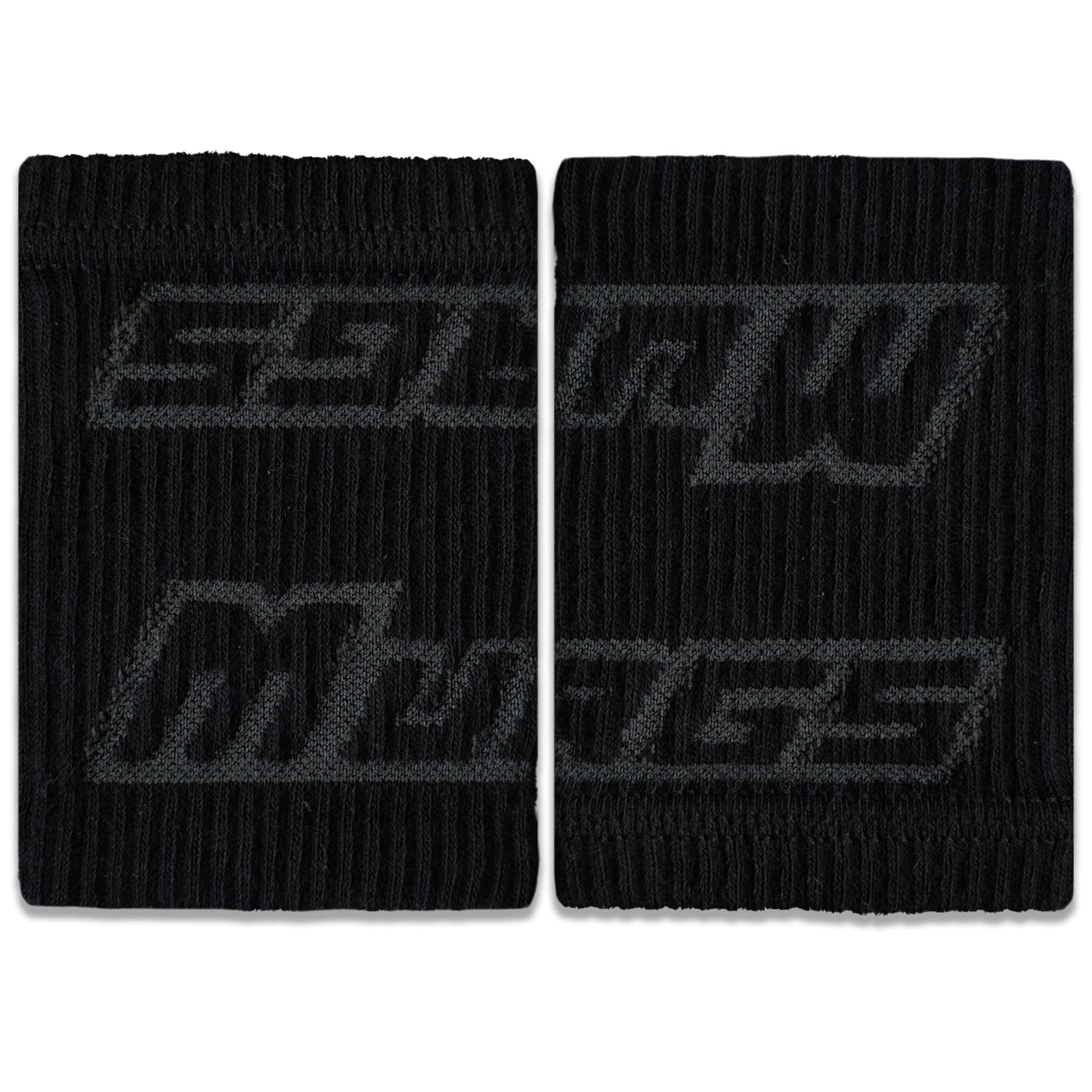 Wristbands - Black and Grey (Pair)
