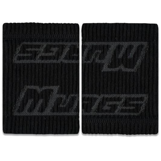 Wristbands - Black and Grey (Pair)